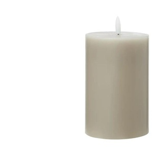 HOME STORY LED Kerze - grau - Paraffin - 18 cm - 10.0 | Möbel Kraft