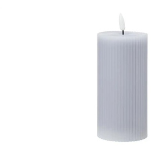 HOME STORY LED Kerze - grau - Wachs,Kunststoff - 15 cm - 7.5 | Möbel Kraft