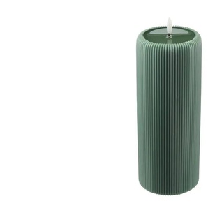 HOME STORY LED Kerze - grün - Wachs,Kunststoff - 25 cm - 10.0 | Möbel Kraft