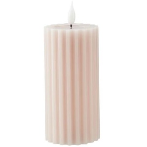 HOME STORY LED Kerze - rosa/pink - Paraffin,Kunststoff - 18 cm - 7.5 | Möbel Kraft