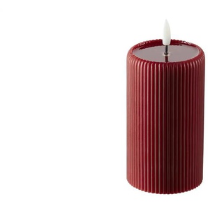 HOME STORY LED KErze - rot - Wachs,Kunststoff - 13 cm - 7.5 | Möbel Kraft