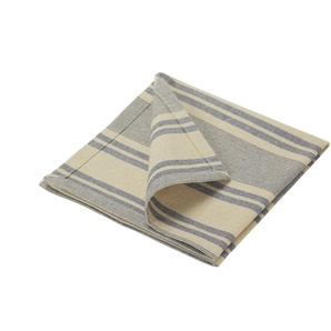 HOME STORY Serviette 4er-Set - blau - 100% Baumwolle - 40 cm | Möbel Kraft