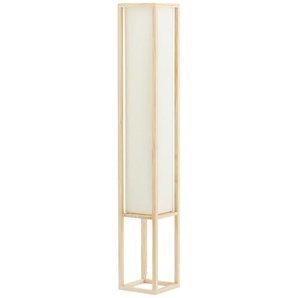 HOME STORY Stehleuchte, 2-flammig, Kiefer-Gestell - holzfarben - Materialmix - 120,5 cm - [19.0] | Möbel Kraft