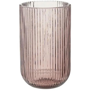 HOME STORY Teelichtglas - rosa/pink - Glas - 8 cm - 13 cm | Möbel Kraft