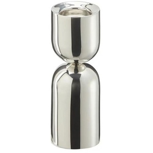HOME STORY Teelichthalter - silber - Edelstahl - 19 cm - 6.0 | Möbel Kraft