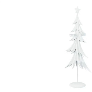 HOME STORY Teelichthalter Tannenbaum - weiß - Metall - 29 cm - 72 cm - cm 15,0 | Möbel Kraft