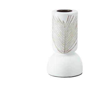 HOME STORY Teelichthalter - weiß - Polyresin (Kunstharz) - 18,5 cm - 11.0 | Möbel Kraft