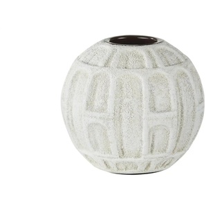 HOME STORY Teelichthalter - weiß - Polyresin (Kunstharz),Metall - 12 cm - 10 cm | Möbel Kraft