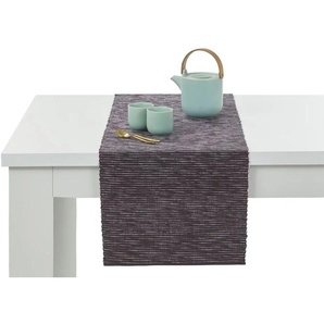 HOME STORY Tischläufer Greta - schwarz - 100% Baumwolle - 40 cm | Möbel Kraft