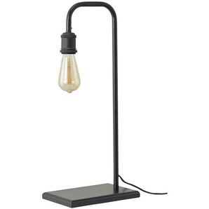 HOME STORY Tischleuchte, 1-flammig | schwarz | 16 cm | 58 cm | 24 cm |
