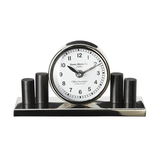 HOME STORY Tischuhr - silber - Eisen,MDF,Stahl - 8 cm - 12 cm | Möbel Kraft