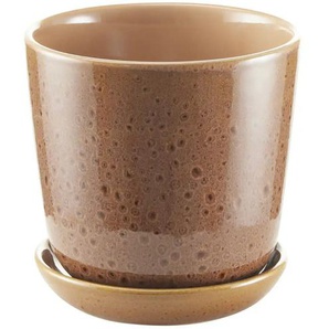 HOME STORY Übertopf - braun - Steinzeug - 14 cm - 13.7 | Möbel Kraft