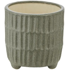 HOME STORY Übertopf - grün - Steinzeug - 15 cm - 15.0 | Möbel Kraft