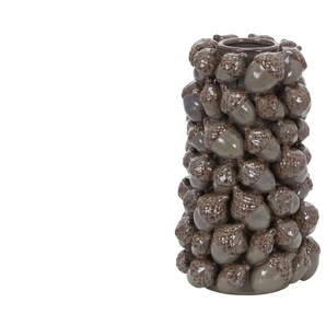 HOME STORY Vase 3D Eicheln - grau - Steingut - 18,3 cm - 31,3 cm - cm 17,8 | Möbel Kraft