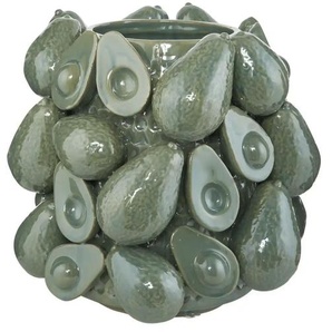 HOME STORY Vase Avocado - grün - Steingut - 23,5 cm - 24.0 | Möbel Kraft