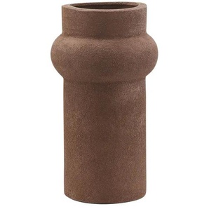 HOME STORY Vase   ¦ braun ¦ Aluminium ¦ Maße (cm): H: 27  Ø: 15
