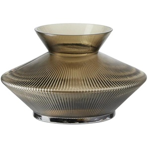 HOME STORY Vase - braun - Glas - 13 cm - 21.5 | Möbel Kraft