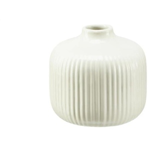 HOME STORY Vase   ¦ creme ¦ Dolomite ¦ Maße (cm): H: 10  Ø: 10.5