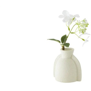 HOME STORY Vase - creme - Porzellan - 10,5 cm - 10.5 | Möbel Kraft