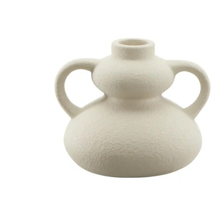 HOME STORY Vase - creme - Steinzeug - 9,5 cm - 11.5 | Möbel Kraft