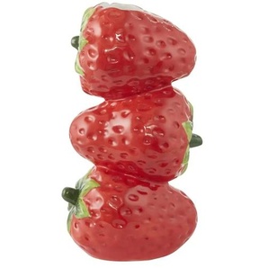 HOME STORY Vase Erdbeeren - rot - Dolomite - 9 cm - 20 cm | Möbel Kraft