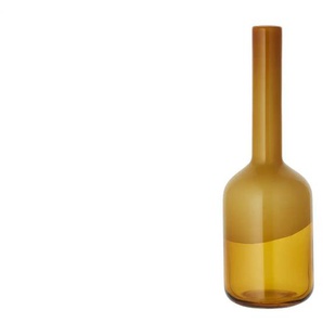 HOME STORY Vase - gelb - Glas - 46 cm - 15.0 | Möbel Kraft