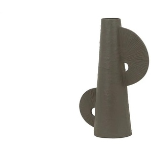 HOME STORY Vase - grau - Aluminium - 26 cm - 40 cm - cm 13,0 | Möbel Kraft
