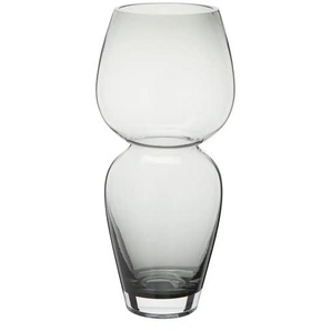 HOME STORY Vase - grau - Glas - 15 cm - 34 cm | Möbel Kraft