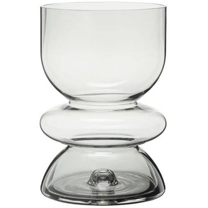 HOME STORY Vase - grau - Glas - 16 cm - 24 cm | Möbel Kraft