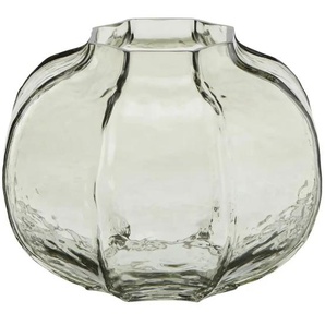 HOME STORY Vase - grau - Glas - 18 cm - 23.0 | Möbel Kraft