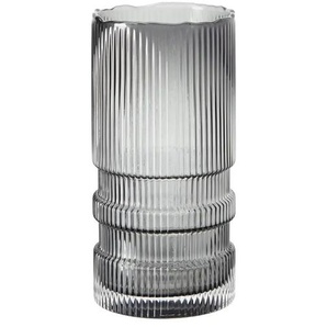 HOME STORY Vase - grau - Glas - 25 cm - 12.0 | Möbel Kraft