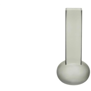 HOME STORY Vase - grau - Glas - 34 cm - 16.0 | Möbel Kraft