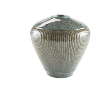 HOME STORY Vase - grün - Steinzeug - 13,3 cm - 13.0 | Möbel Kraft