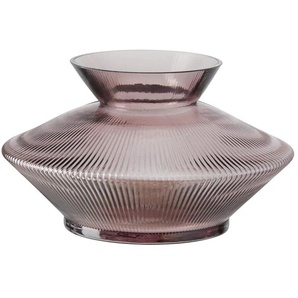 HOME STORY Vase   ¦ lila/violett ¦ Glas ¦ Maße (cm): H: 13  Ø: 21.5
