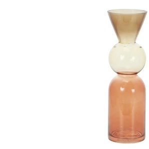 HOME STORY Vase - mehrfarbig - Glas - 29 cm - 9.5 | Möbel Kraft