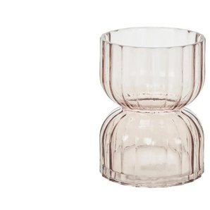 HOME STORY Vase - rosa/pink - Glas - 18,5 cm - 14.0 | Möbel Kraft
