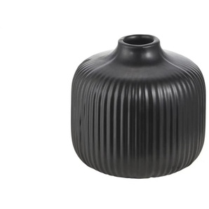 HOME STORY Vase - schwarz - Dolomite - 10 cm - 10.5 | Möbel Kraft