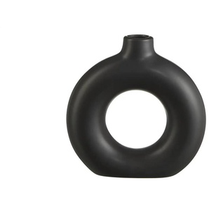 HOME STORY Vase - schwarz - Porzellan - 15,5 cm - 16 cm - cm 4,5 | Möbel Kraft