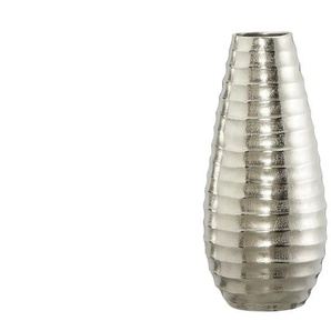 HOME STORY Vase - silber - Aluminium - 46 cm - 21.0 | Möbel Kraft
