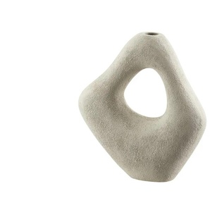 HOME STORY Vase - weiß - Aluminium - 23,5 cm - 25,5 cm - cm 6,0 | Möbel Kraft