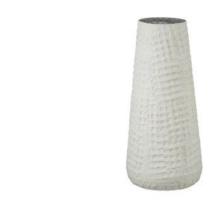HOME STORY Vase - weiß - Aluminium - 45 cm - 20.0 | Möbel Kraft