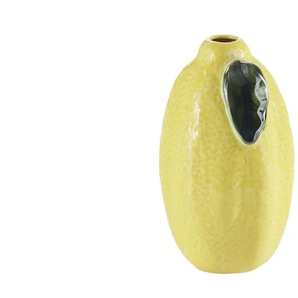 HOME STORY Vase Zitrone - gelb - Porzellan - 17,2 cm - 10.0 | Möbel Kraft