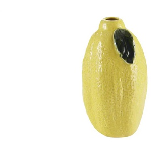 HOME STORY Vase Zitrone - gelb - Porzellan - 30 cm - 16.5 | Möbel Kraft