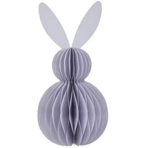 HOME STORY Waben-Osterhase - lila/violett - Papier - 30 cm | Möbel Kraft