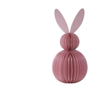 HOME STORY Waben-Osterhase - rosa/pink - Papier - 90 cm | Möbel Kraft