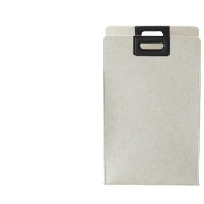 HOME STORY Wäschekorb - beige - Filz,Kunstleder - 35 cm - 56 cm - cm 30,0 | Möbel Kraft