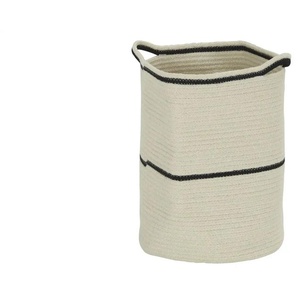 HOME STORY Wäschekorb - creme - Stoff,Polyester - 45 cm - 35.0 | Möbel Kraft