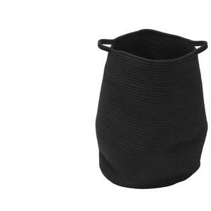 HOME STORY Wäschesack - schwarz - Polyester,Baumwolle - 48 cm - 35.0 | Möbel Kraft