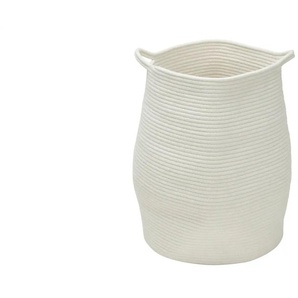 HOME STORY Wäschesack - weiß - Polyester,Baumwolle - 48 cm - 35.0 | Möbel Kraft