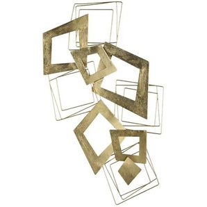 HOME STORY Wanddekoration - gold - Metall - 50,2 cm - 4,4 cm | Möbel Kraft